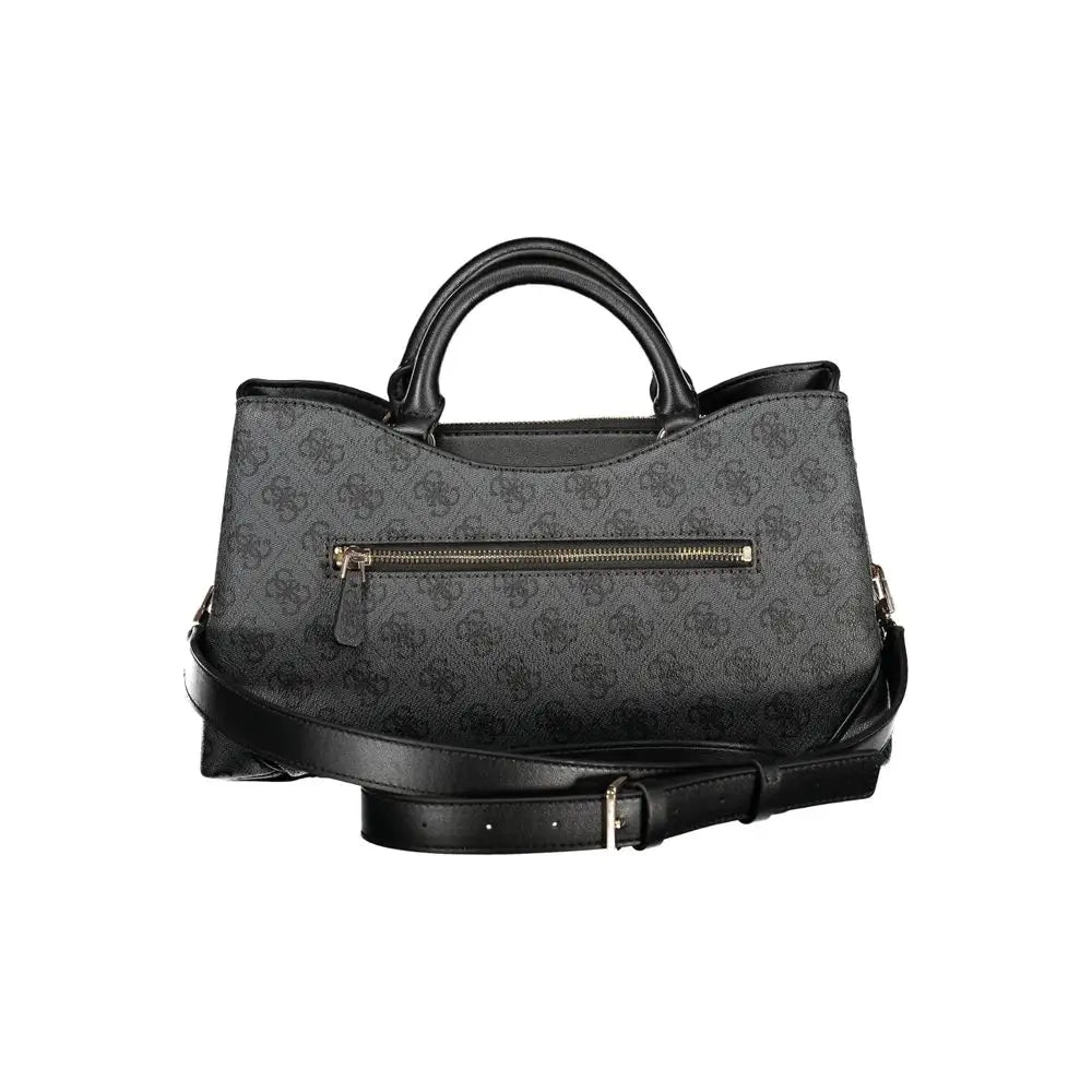 Guess Jeans Black Polyurethane Women’s Handbag - Håndtasker