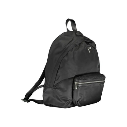 Sort Guess Jeans Nero nylon men backpack in sleek black design