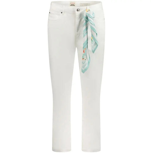 Guess Jeans White Lyocell Women Jeans - Jeans