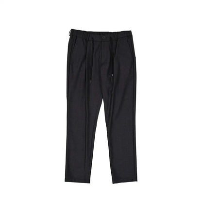 Herno Gray Wool Casual Pants - L - Bukser