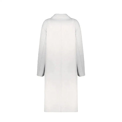 Herno hvid uldfrakke, outlet mærkevare med 100% originale brands, spar 30–70%