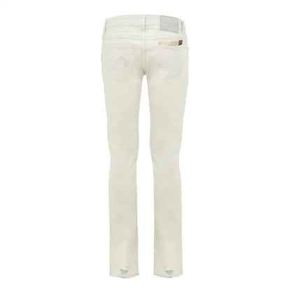 Jacob Cohen White Cotton Skinny Jeans - 33 - Jeans