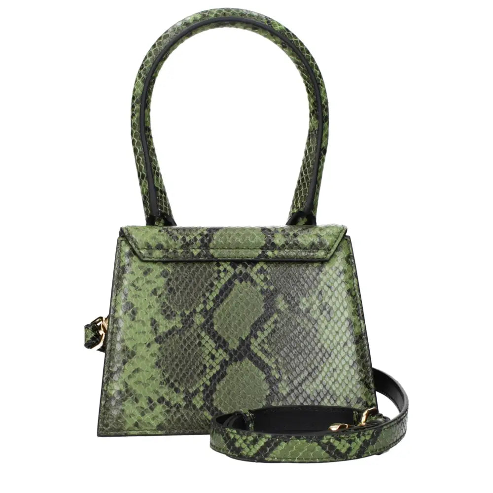 Jacquemus Green Leather Handbag - Håndtasker