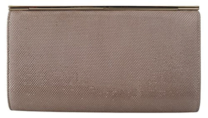 Jimmy Choo Cayla glitter-mesh clutch set bagfra