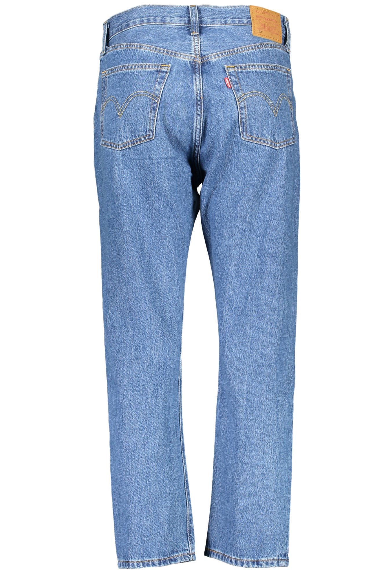 Chic Blå Bomuld 5-Pocket Jeans for Women-Modeoutlet