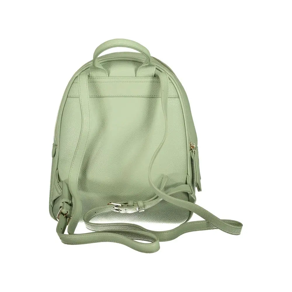 Sleek Mario Valentino green polyethylene backpack i mintgrøn læder