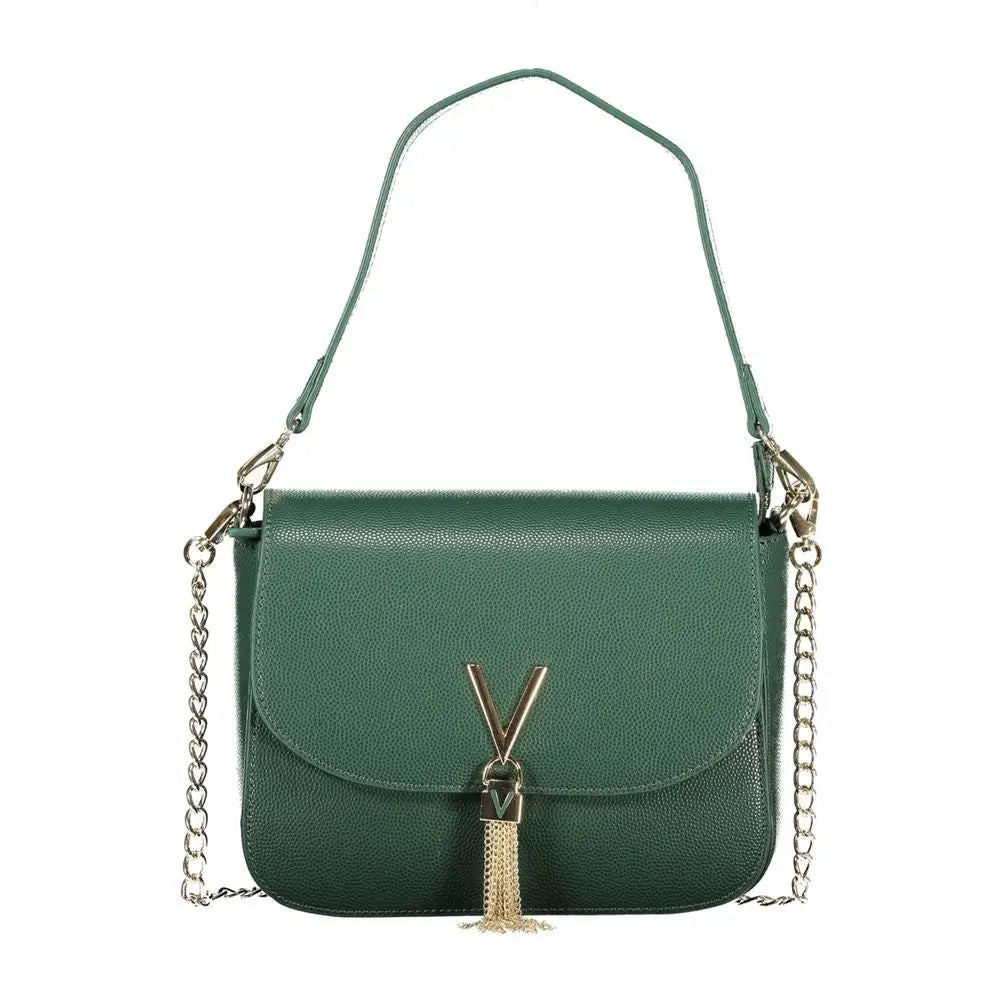 Mario Valentino Verde Poliuretano emerald green crossbody bag