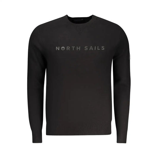 North Sails Black Viscosa Men Sweater - Sweaters