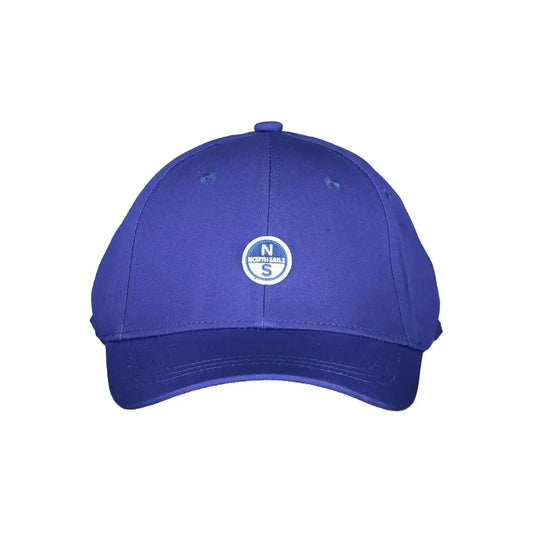 Royal blå North Sails cap med hvid logo, 100% originale brands