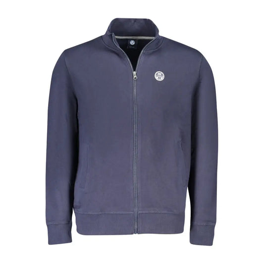 North Sails blå navy blue zip-up track jacket med logo