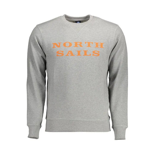 North Sails Gray Cotton Sweater - Sweaters