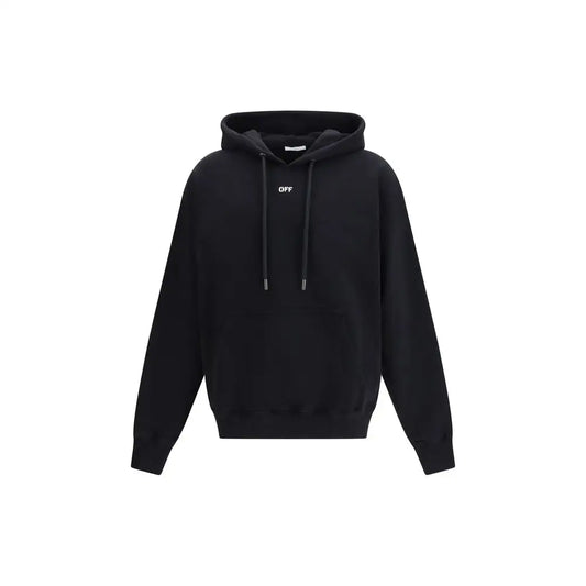 Sort Off-White sort sort hoodie i sort med minimalistisk design