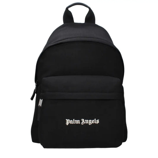 Palm Angels Black Fabric Backpacks