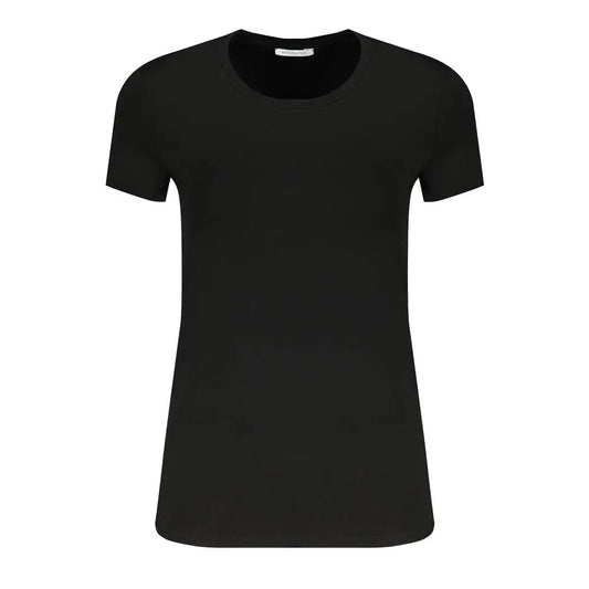 Patrizia Pepe Black Elastane Tops & T-Shirt - T-shirts