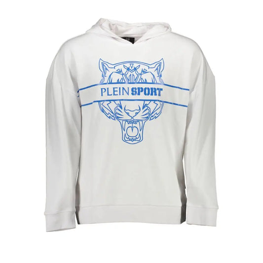 Plein Sport White Cotton Men Sweater - Sweaters