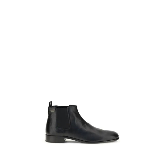 Sorte Prada chelsea ankle boots i 100% originale brands