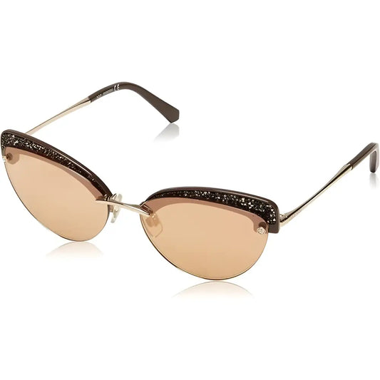 Swarovski Gold Women Sunglasses (Lagersalg)