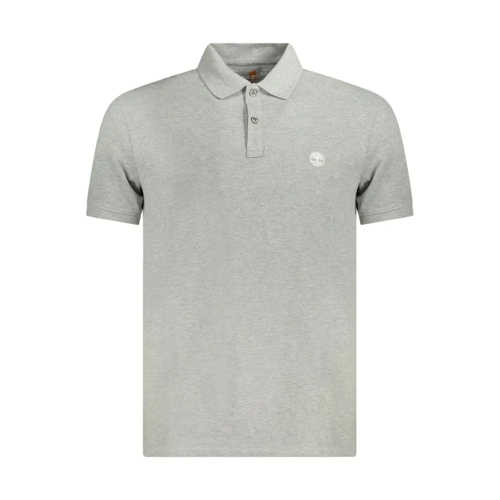 Timberland grå polo shirt, 100% originale brands outlet mærkevarer