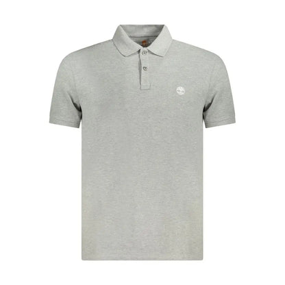 Timberland grå polo shirt, 100% originale brands outlet mærkevarer