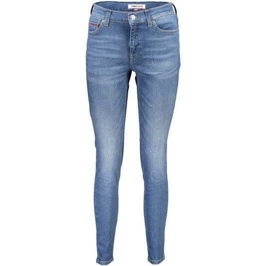 Tommy Hilfiger Light Blue Cotton Women Skinny Jean - Jeans