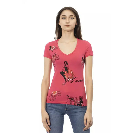 Trussardi Action Multicolor Cotton Women T-Shirt