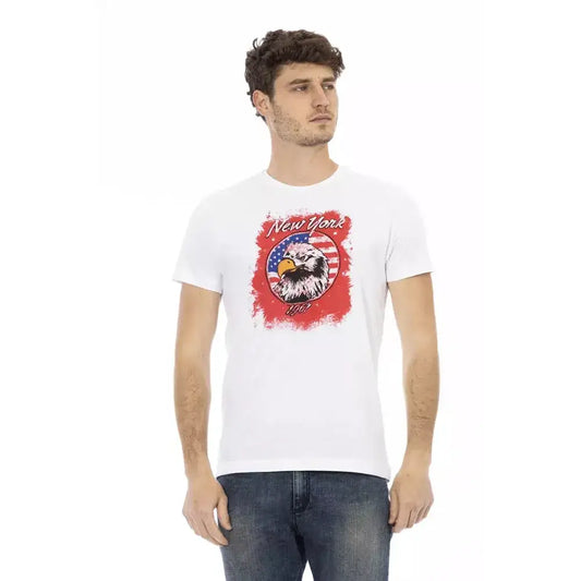Trussardi Action White Cotton Men's T-Shirt