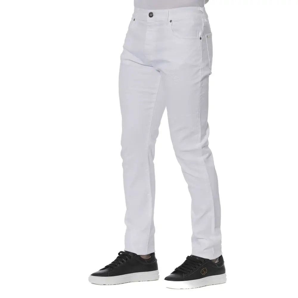 Trussardi Jeans White Cotton Men Jeans - Jeans