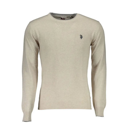 U.S. POLO ASSN. Beige Wool Men’s Sweater - XXL