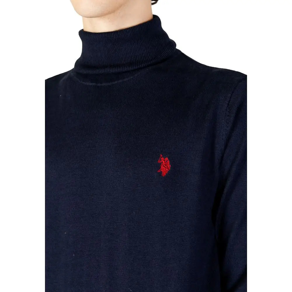 U.S. POLO ASSN. Blue Cotton Turtleneck - Sweaters